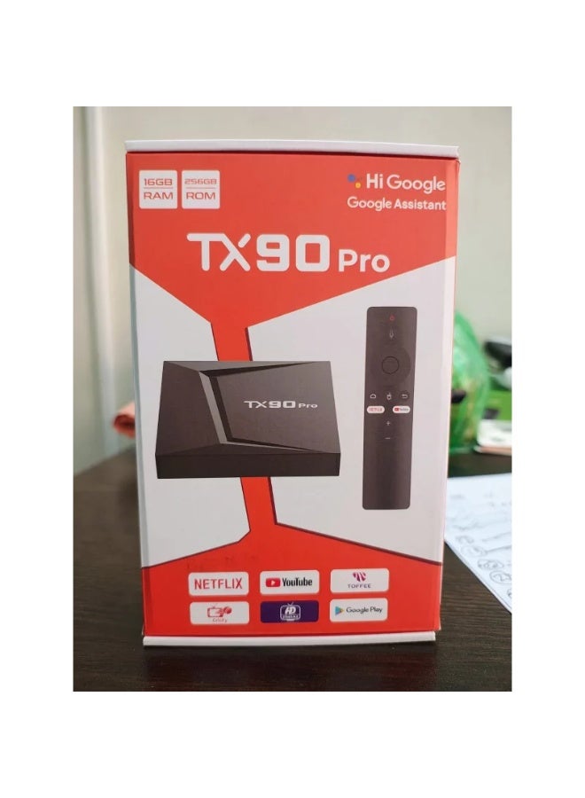 TX90 PRO 16K Ultra Smart TV Box 16GB RAM 256GB ROM, Android-Based OS, Ultra-Fast Performance, Smooth Streaming & Gaming, Advanced Media Player for 4K, 8K & 16K TVs - Image 1